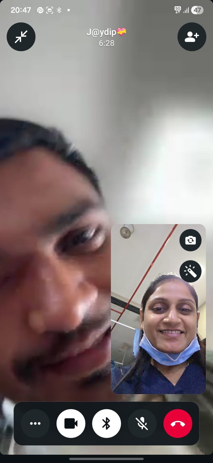 Video call · 04 · Daxaben at hospital