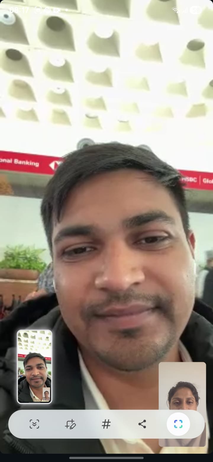Video call · 07 · Jaydip at airport